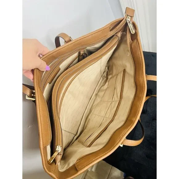 Michael Kors Womens Large Brown Tote Bag/Shoulder Bag - Picture 11 of 14